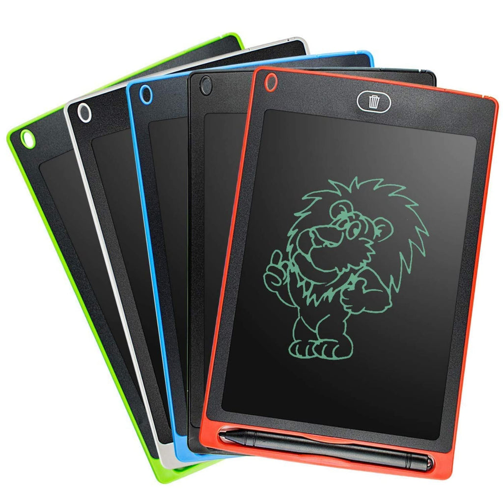Rectangular Magic Slate 8.5-Inch LCD Writing Tablet with Stylus Pen, for Drawing, Playing, Noting by Kids & Adults